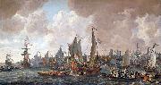 Lieve Verschuier The arrival of King Charles II of England in Rotterdam, 24 May 1660. oil painting reproduction